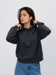 Bluza z modalem - granatowy