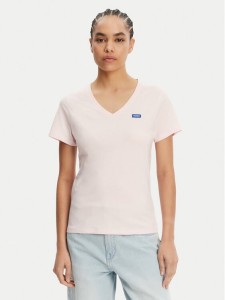 HUGO T-Shirt Classic 50513667 Różowy Slim Fit