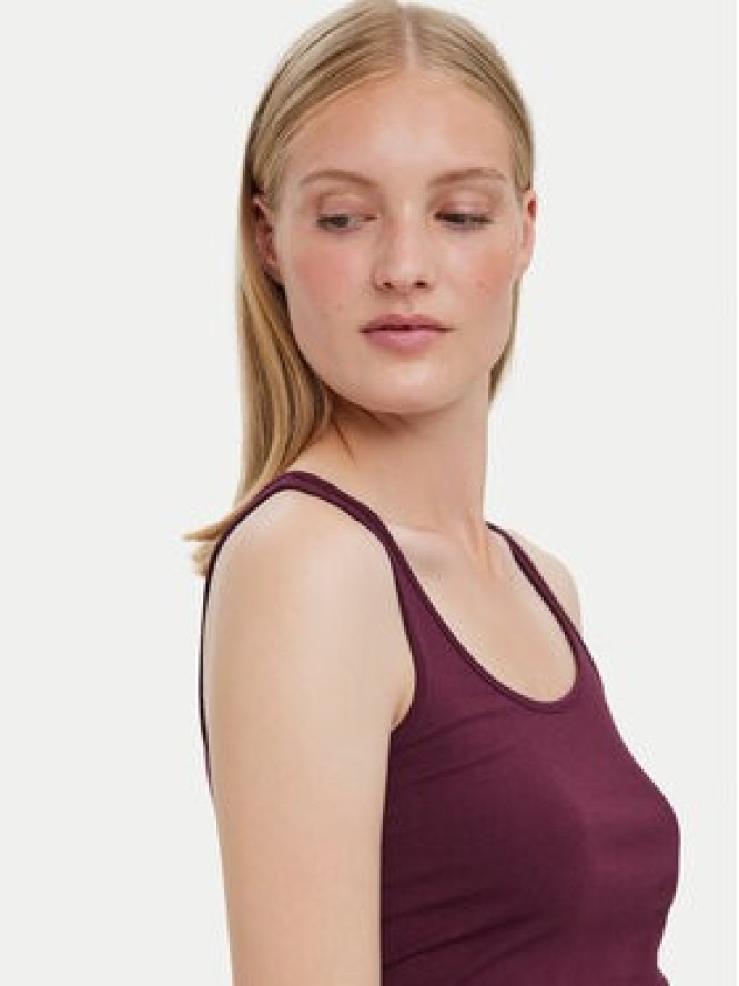Vero Moda Top Maxi 10185110 Fioletowy Regular Fit