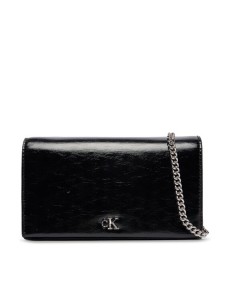 Calvin Klein Torebka Ck Metallic Wallet On Chain LV04F3320G Czarny