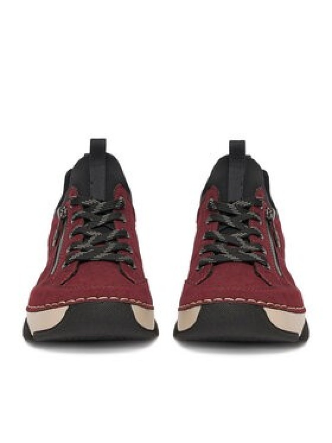 Rieker Sneakersy 45973-36 Bordowy