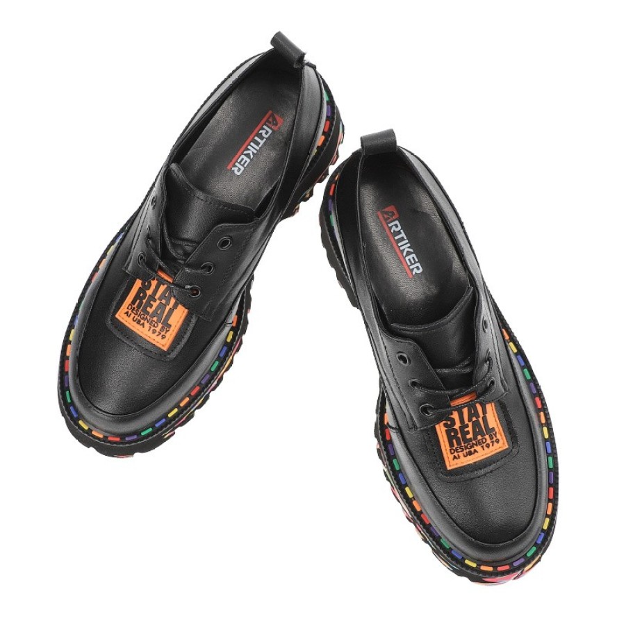 Czarne Półbuty Artiker Stylowe Obuwie Damskie