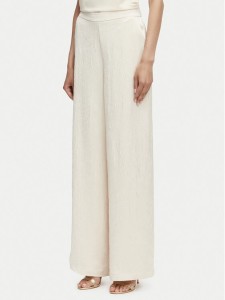 Guess Spodnie materiałowe W6GB2 8W2103 Beżowy jasny Wide Leg