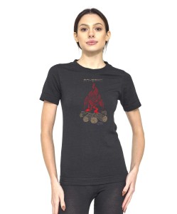 Koszulka damska z krótkim rękawem wełniana Brubeck OUTDOOR WOOL PRO