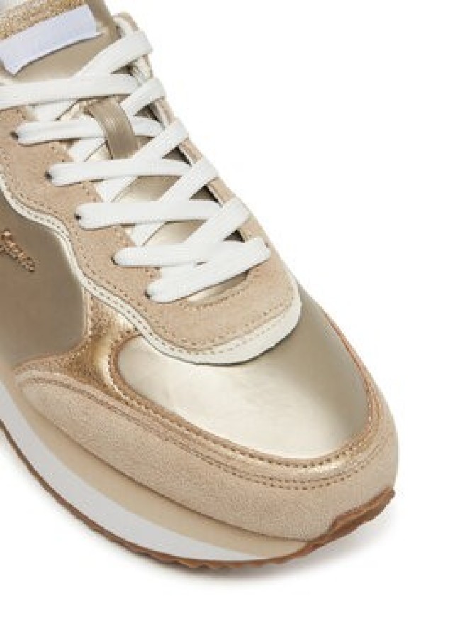 Pepe Jeans Sneakersy Rusper Shine PLS60033 Beżowy