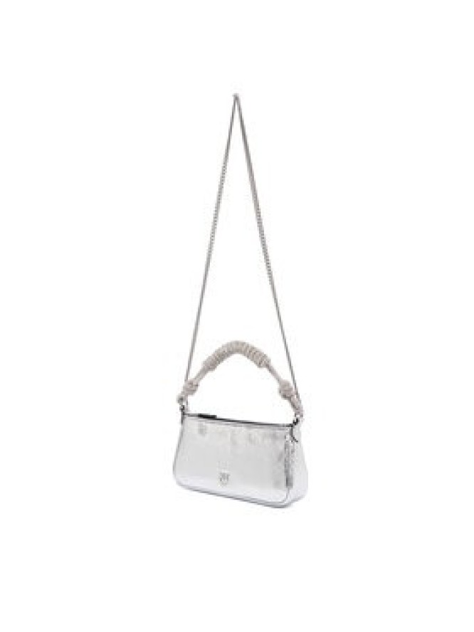 PINKO Torebka Half Moon Baguette Mini AI 25-26 PLTT 105915 A2WD Srebrny