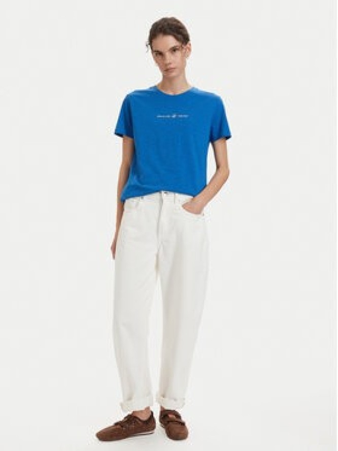 Beverly Hills Polo Club T-Shirt P-SS26W-TS6510 Niebieski Regular Fit