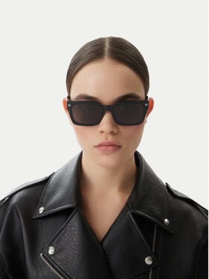 Off-White Okulary przeciwsłoneczne OERI108 Czarny
