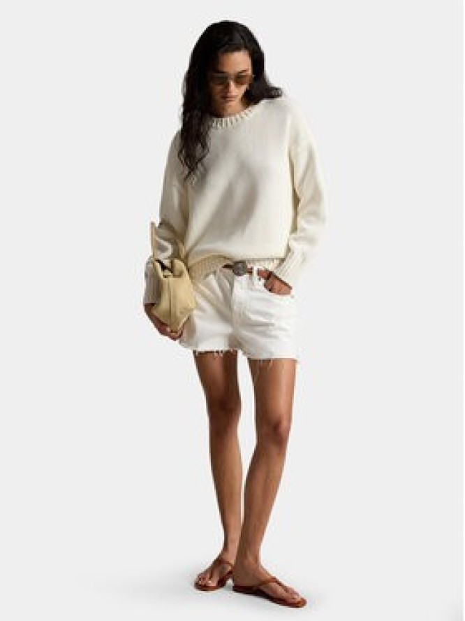 Polo Ralph Lauren Szorty jeansowe 211A12972001 Biały Straight Fit