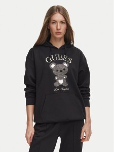 Guess Bluza V6BQ28 K9361 Czarny Oversize