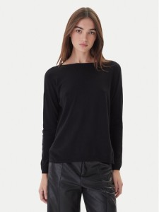 Kontatto Sweter 3M0800C Czarny Regular Fit