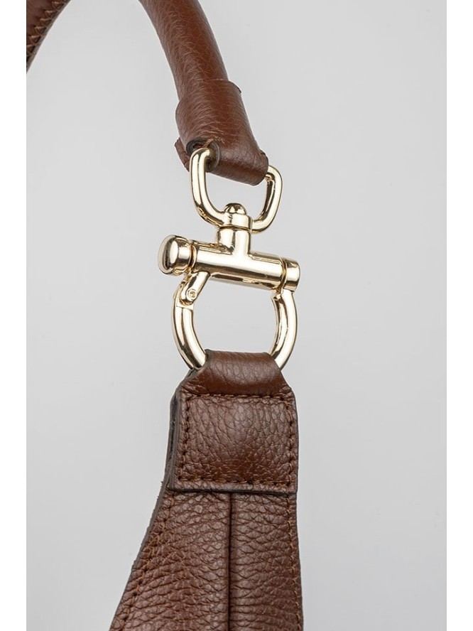 Christian Laurier Skórzany shopper bag "Suri" w kolorze jasnobrązowym - 48 x 31 x 2 cm rozmiar: onesize