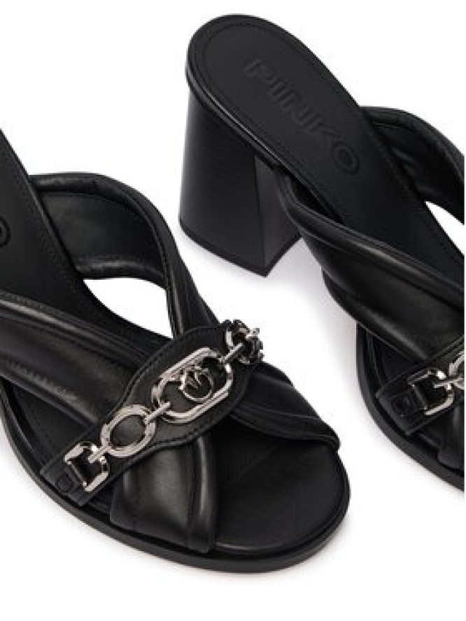 PINKO Klapki Lara 01 SD0505 P003 Czarny
