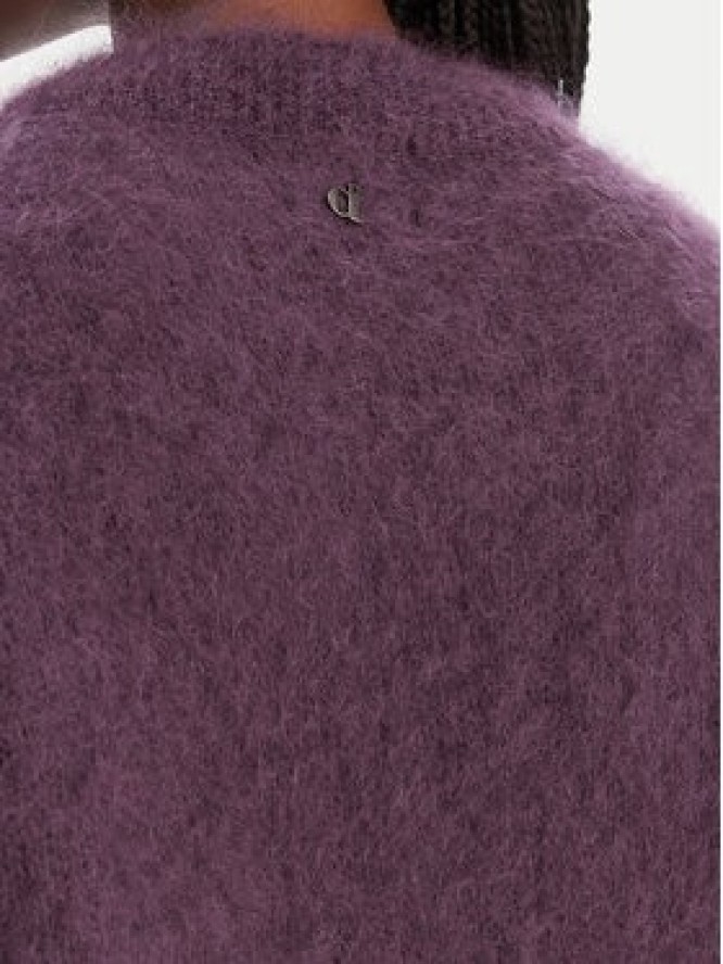 Dixie Sweter M277Y101A Fioletowy Relaxed Fit