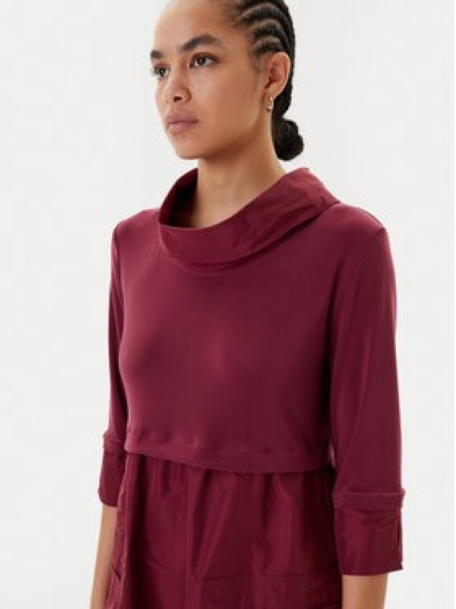 Joseph Ribkoff Sukienka codzienna 173444F25 Bordowy Regular Fit