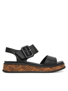 Rieker Sandały W0800-00 Czarny