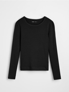 Koszulka z długimi rękawami - czarny