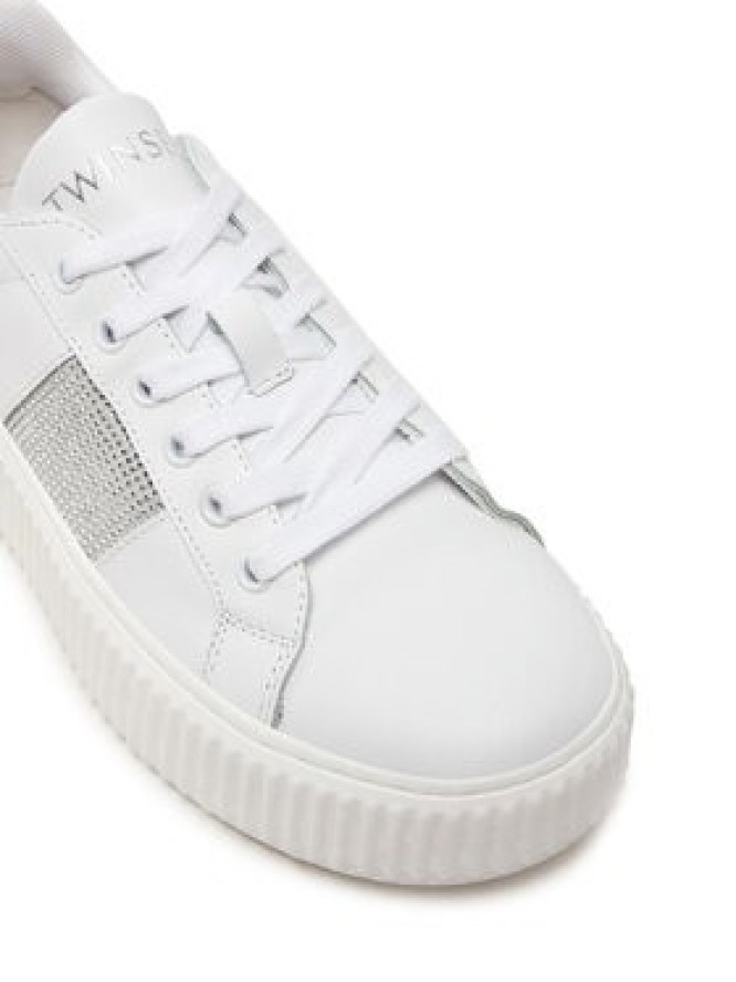 TWINSET Sneakersy 251GCJ018 Biały