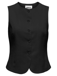 ONLY Kamizelka garniturowa Goa 15363724 Czarny Regular Fit