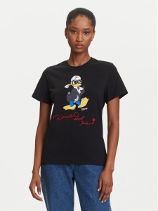 KARL LAGERFELD T-Shirt A3W17090 Czarny Regular Fit