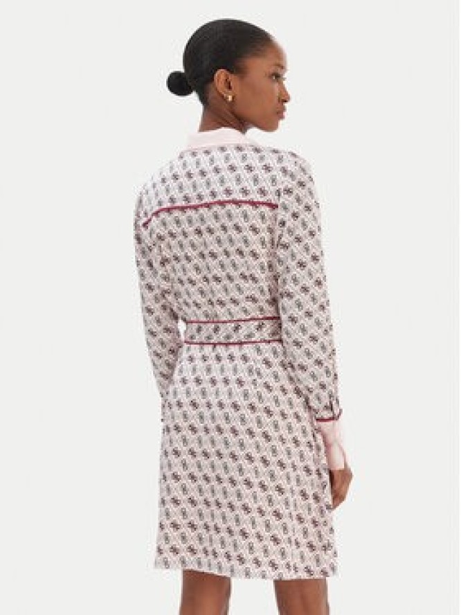 Guess Sukienka koszulowa W6RK90 WF1T2 Różowy Regular Fit