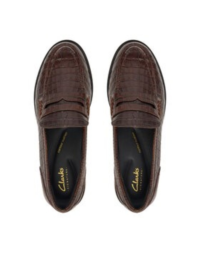 Clarks Półbuty Straven2 Penny 26327145 Brązowy