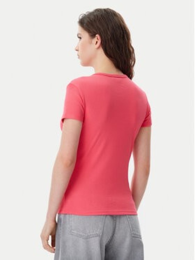 Tommy Jeans T-Shirt Essential DW0DW17383 Różowy Slim Fit