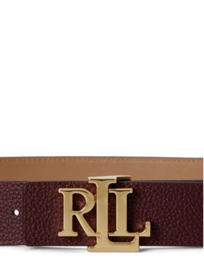 LAUREN RALPH LAUREN Pasek 412P06812003 Bordowy
