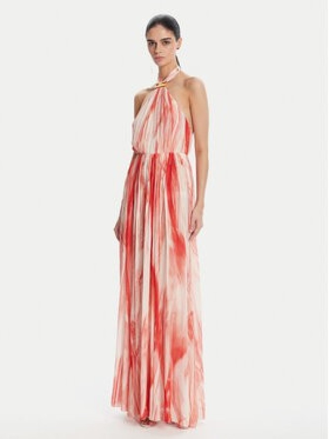 Elisabetta Franchi Sukienka letnia ABR4752E2 CP9 Czerwony Regular Fit