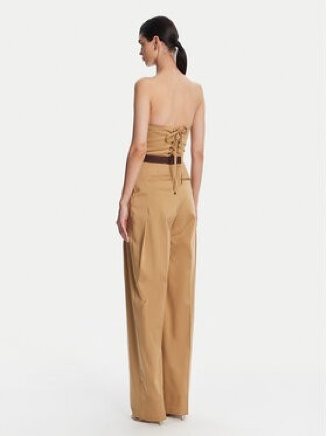 Elisabetta Franchi Kombinezon TU05152E2 032 Beżowy Regular Fit