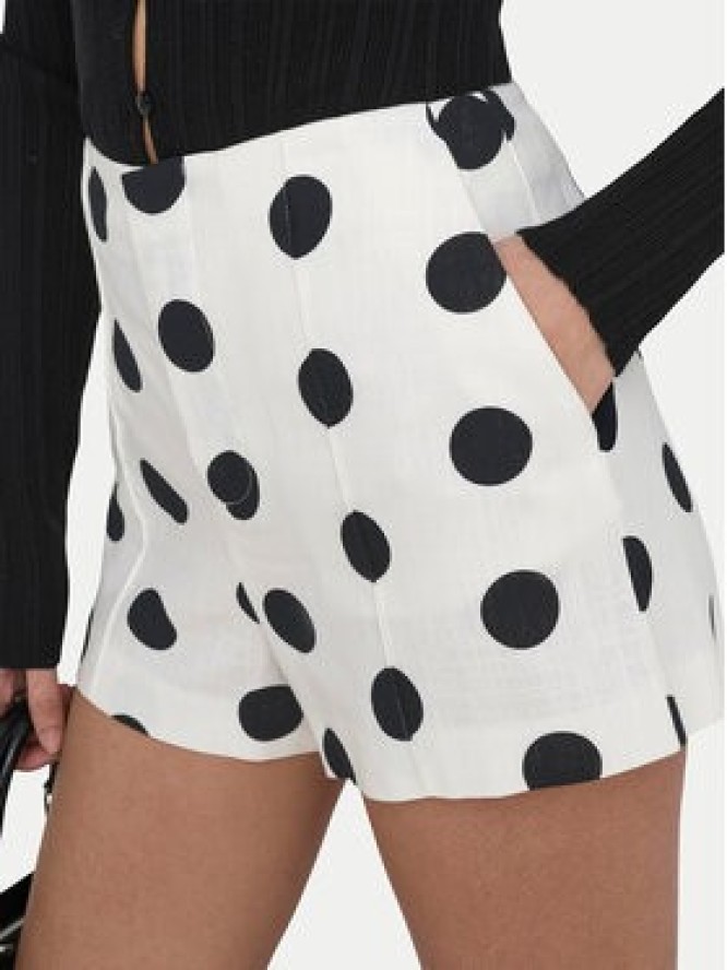 ONLY Szorty materiałowe Viesta 15375013 Biały Regular Fit
