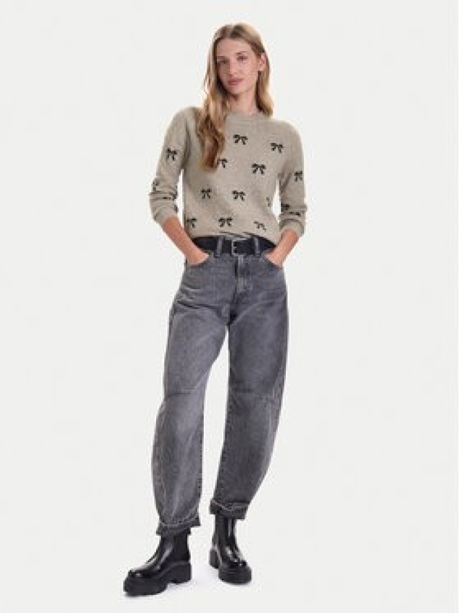 Vero Moda Sweter Doffy 10330790 Beżowy Regular Fit