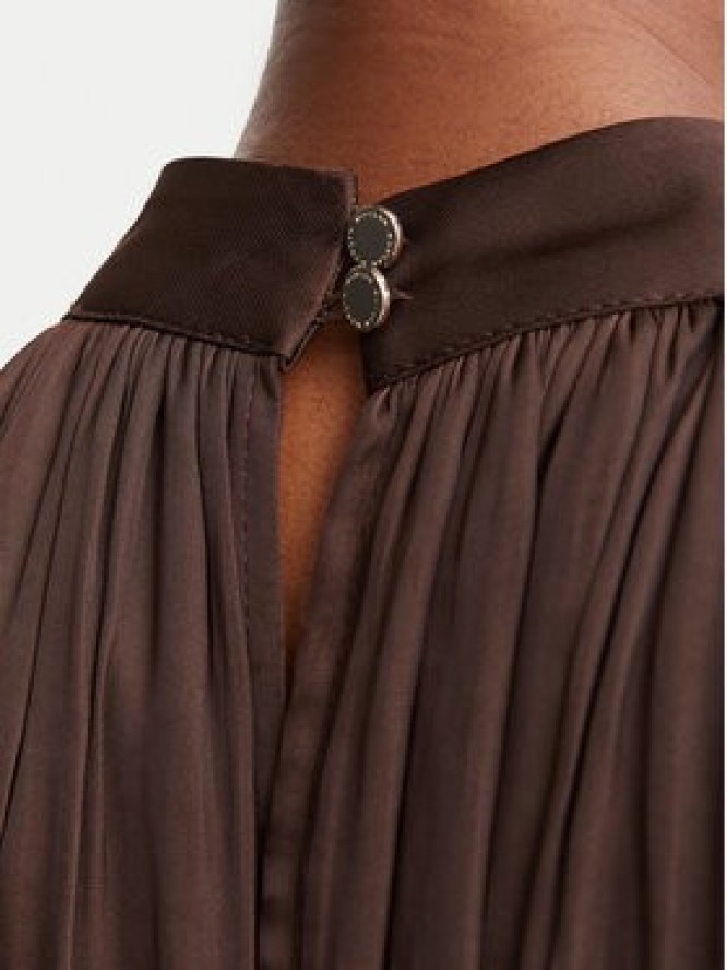 Morgan Sukienka koktajlowa 222-RAMAGE Brązowy ciemny Regular Fit