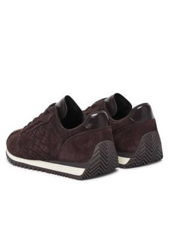 MICHAEL Michael Kors Sneakersy Rhodes 43F6RHFS2S Brązowy ciemny