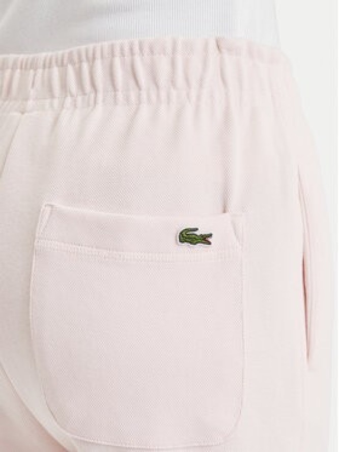 Lacoste Spodnie dresowe XF5244 Różowy jasny Regular Fit