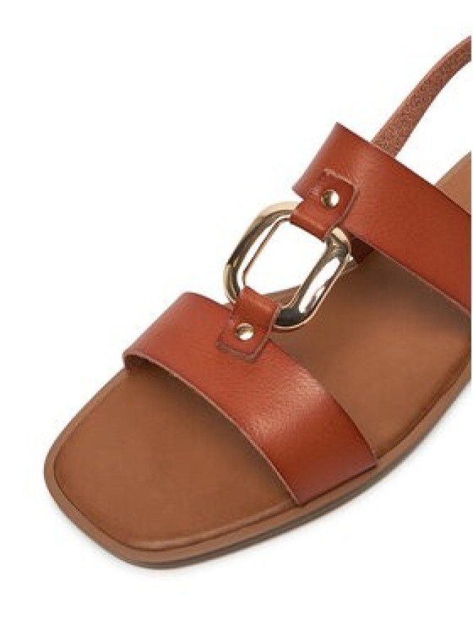 JENNY Sandały WS6561-02A Brązowy