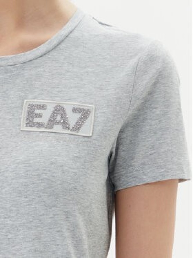 EA7 Emporio Armani T-Shirt 7W000492 AF10373 O8002 Szary Regular Fit