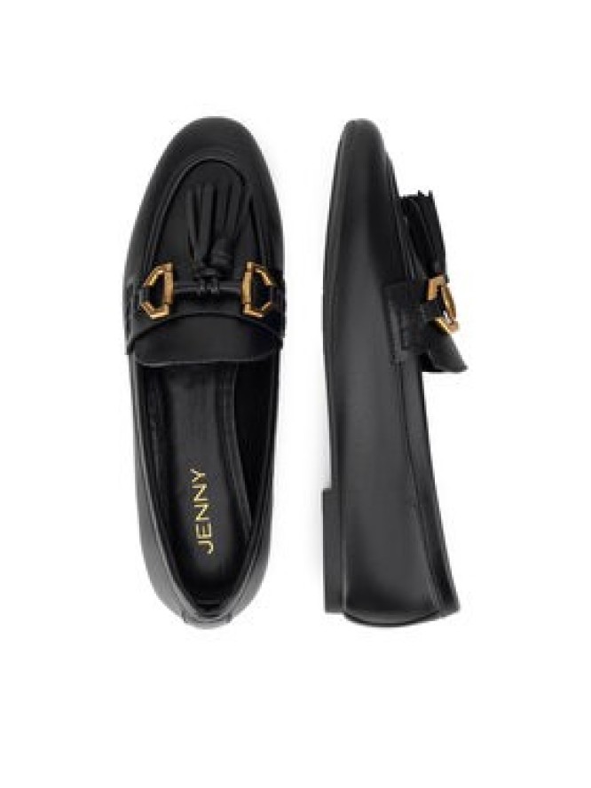 JENNY Loafersy R245504392 Czarny