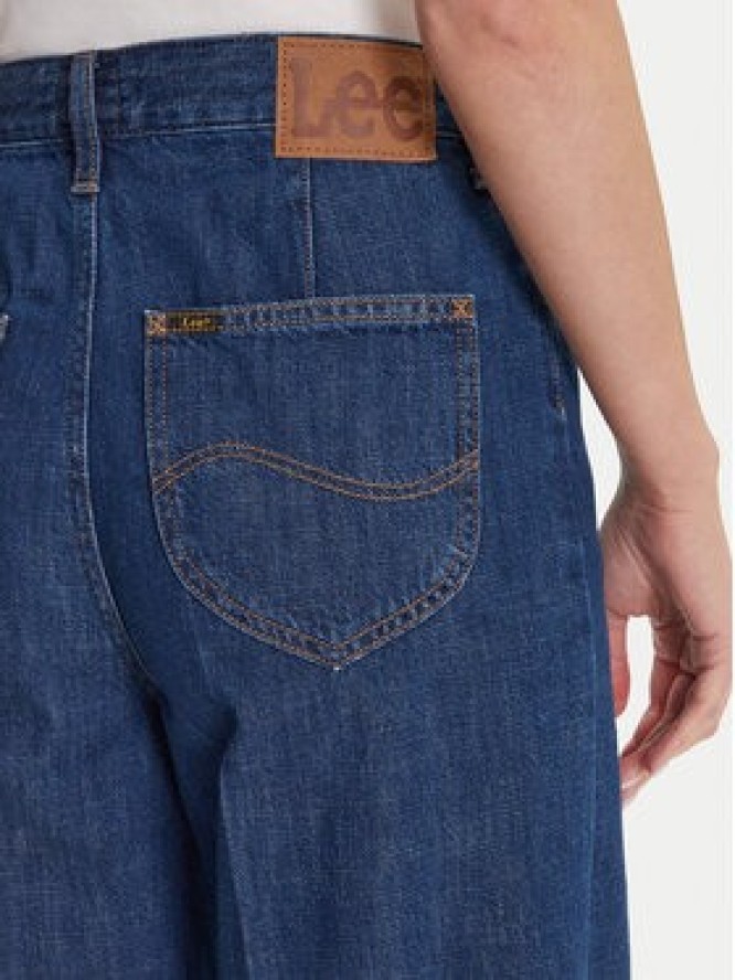 Lee Jeansy Stella 112107279 Granatowy Wide Leg