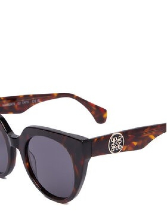 Nine West Okulary przeciwsłoneczne CEO-NW55247S Brązowy ciemny