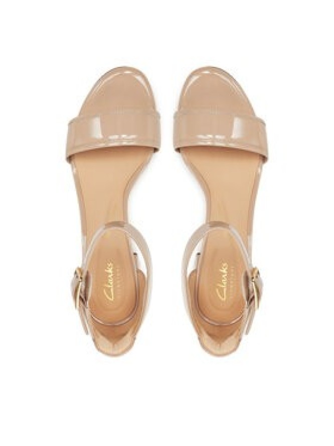 Clarks Sandały Ezoria Mae 26181299 Beżowy