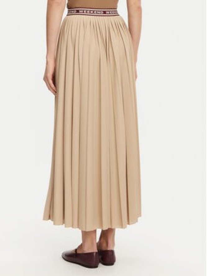 Weekend Max Mara Spódnica plisowana Bleu 2515771031 Beżowy Regular Fit