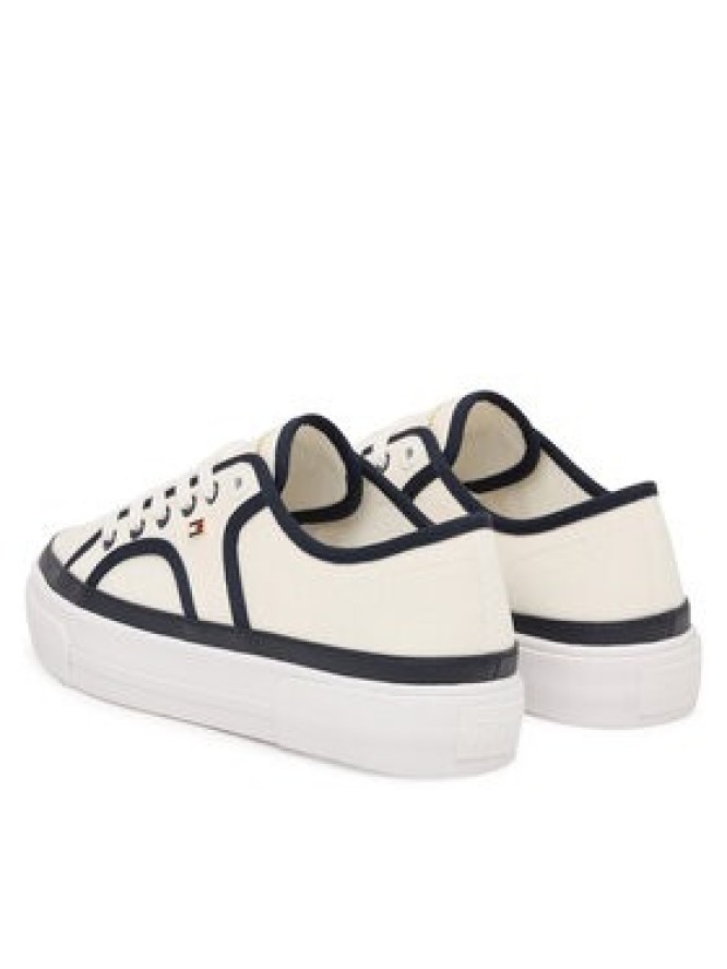 Tommy Hilfiger Tenisówki Platform Vulc Piping FW0FW09394 Biały