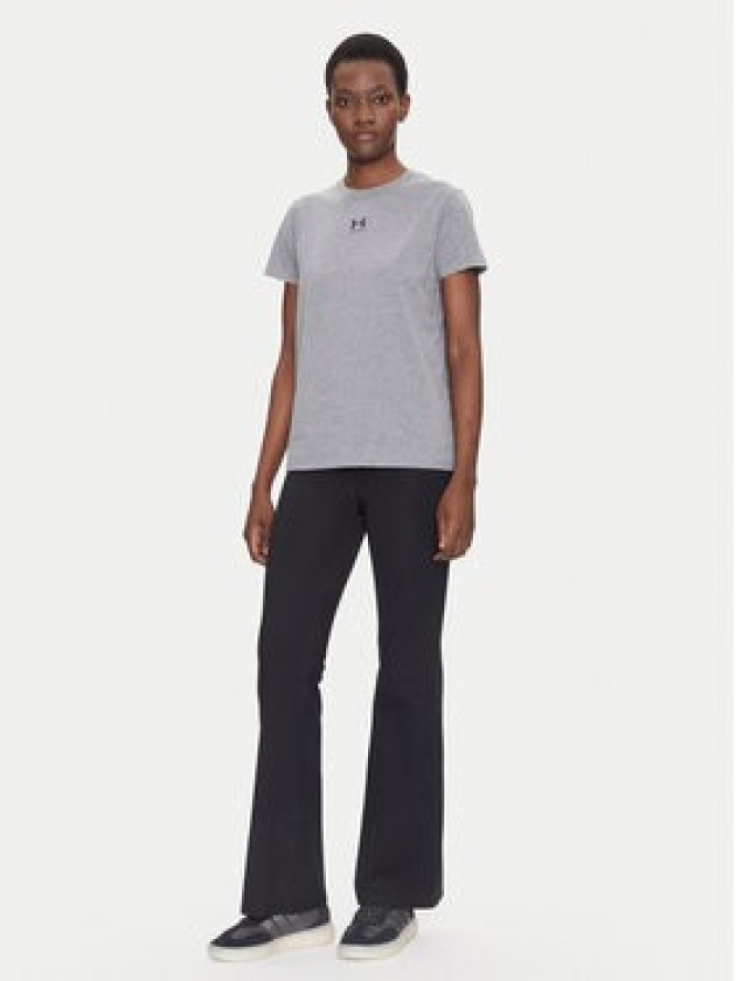 Under Armour Koszulka techniczna Rival Core 1383648 Szary Regular Fit