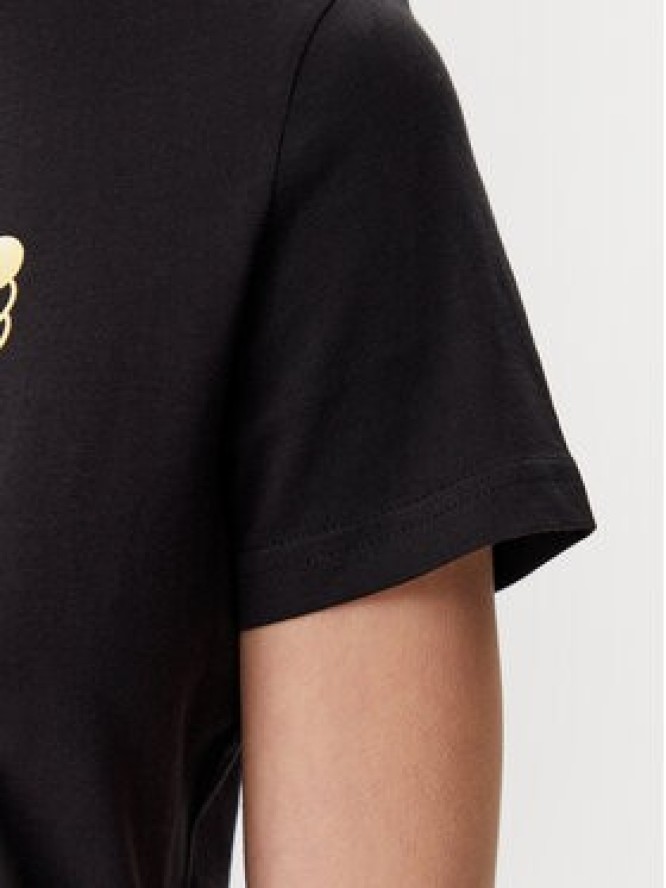 Puma T-Shirt Essentials Metallic 684995 Czarny Regular Fit