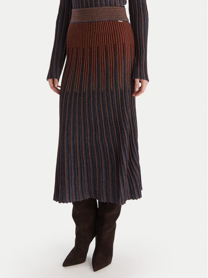 Fracomina Spódnica midi FS25WG4002K558Q7 Kolorowy Regular Fit