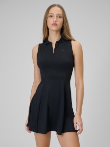 4F Sukienka tenisowa damska - czarna M