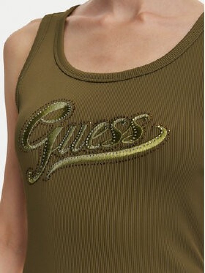 Guess Top W6YP30 K4380 Khaki Slim Fit