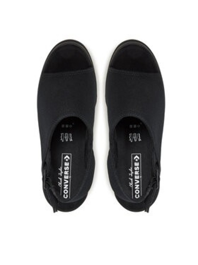 Converse Sandały Chuck 70 De Luxe Heel Sandal Platform A12567C Czarny