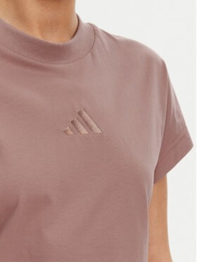 adidas T-Shirt ALL SZN JJ1237 Różowy Regular Fit